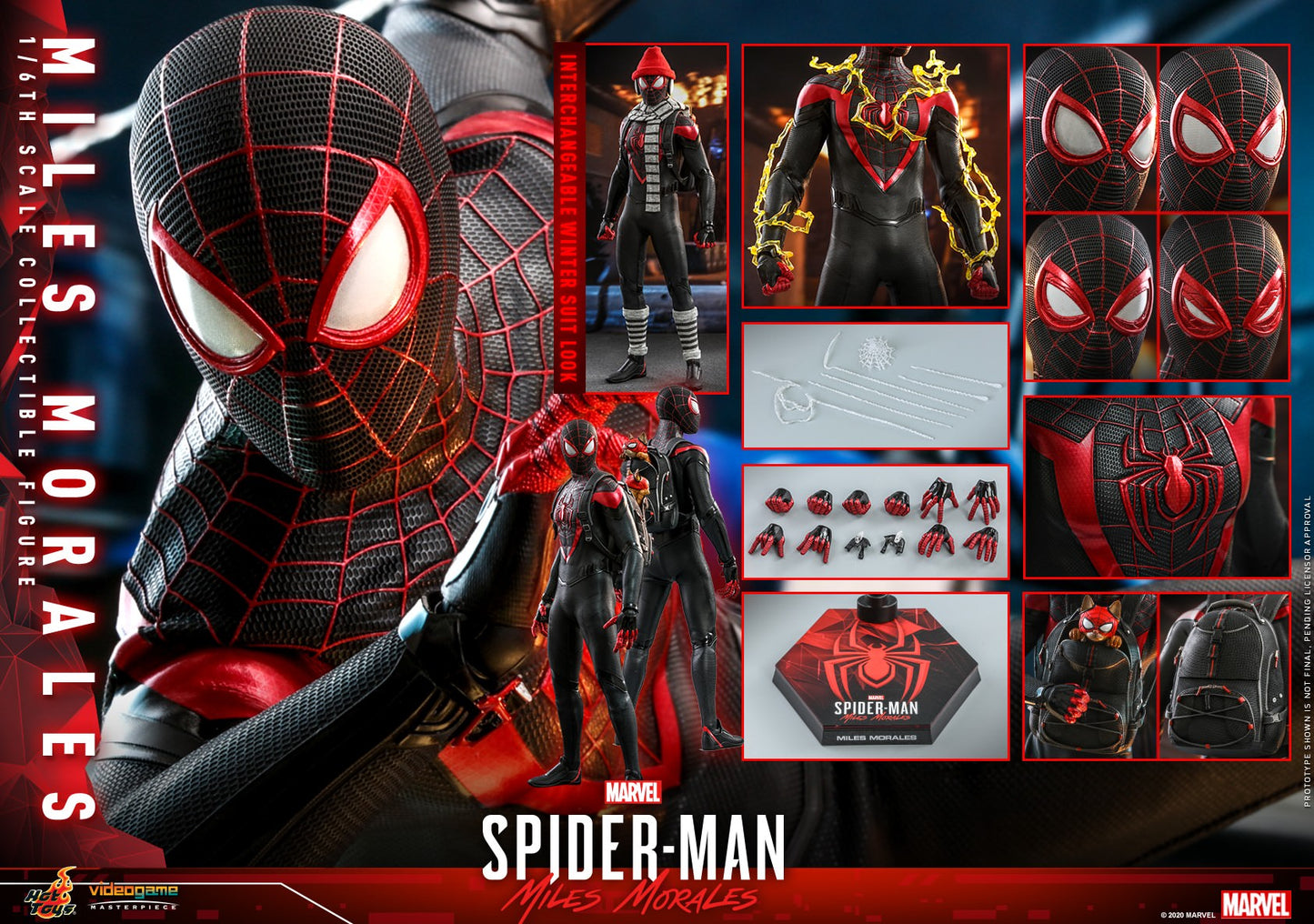 Miles Morales 1/6 - Marvel's Spider-Man: Miles Morales Hot Toys