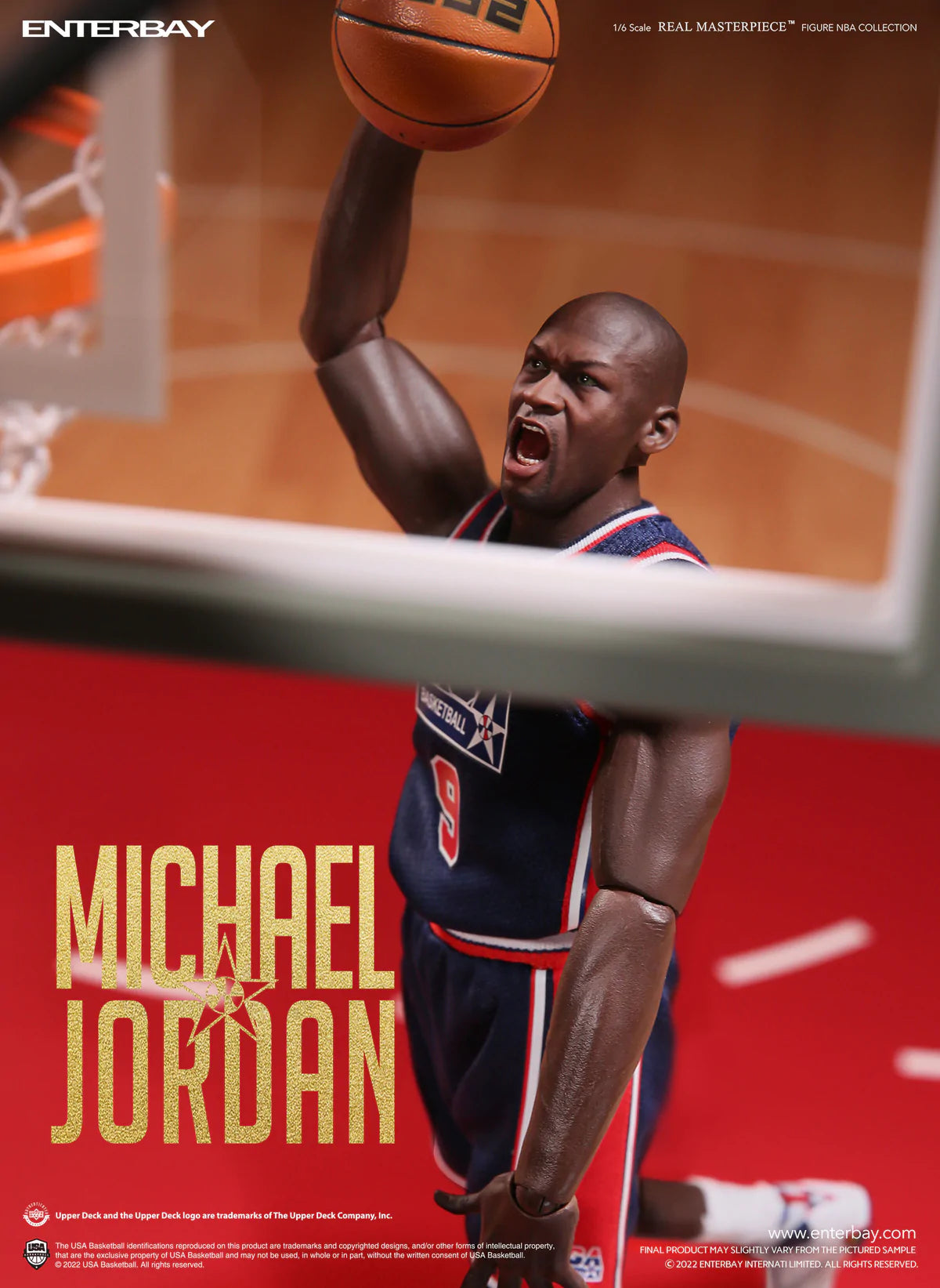 Michael Jordan Barcelona '92 Limited Edition 1/6 - NBA Real Masterpiece Enterbay