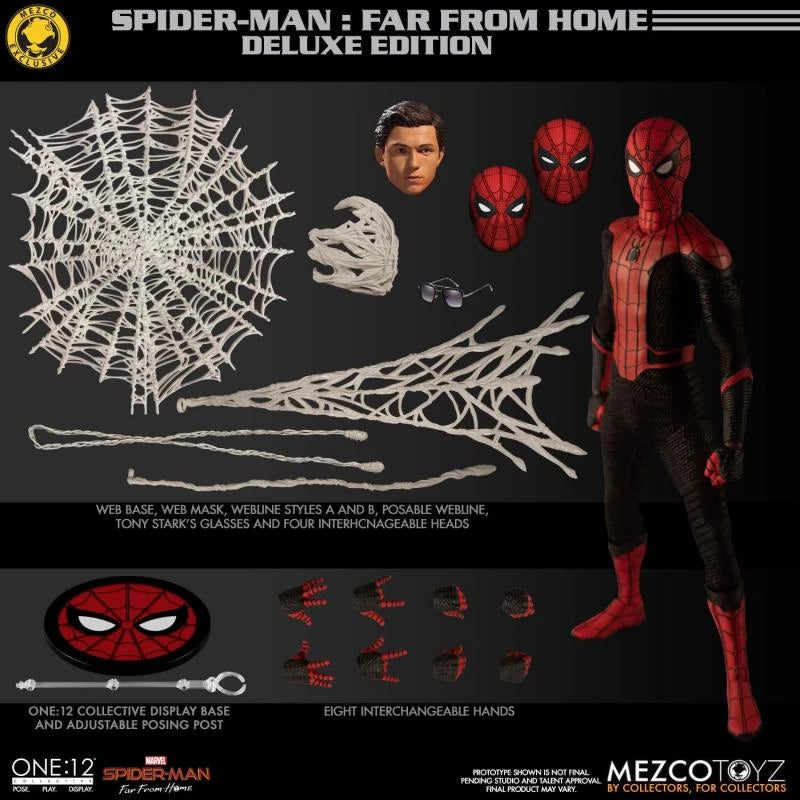 Spider-Man One:12 Deluxe - Spider-Man: Far From Home Mezco Toyz