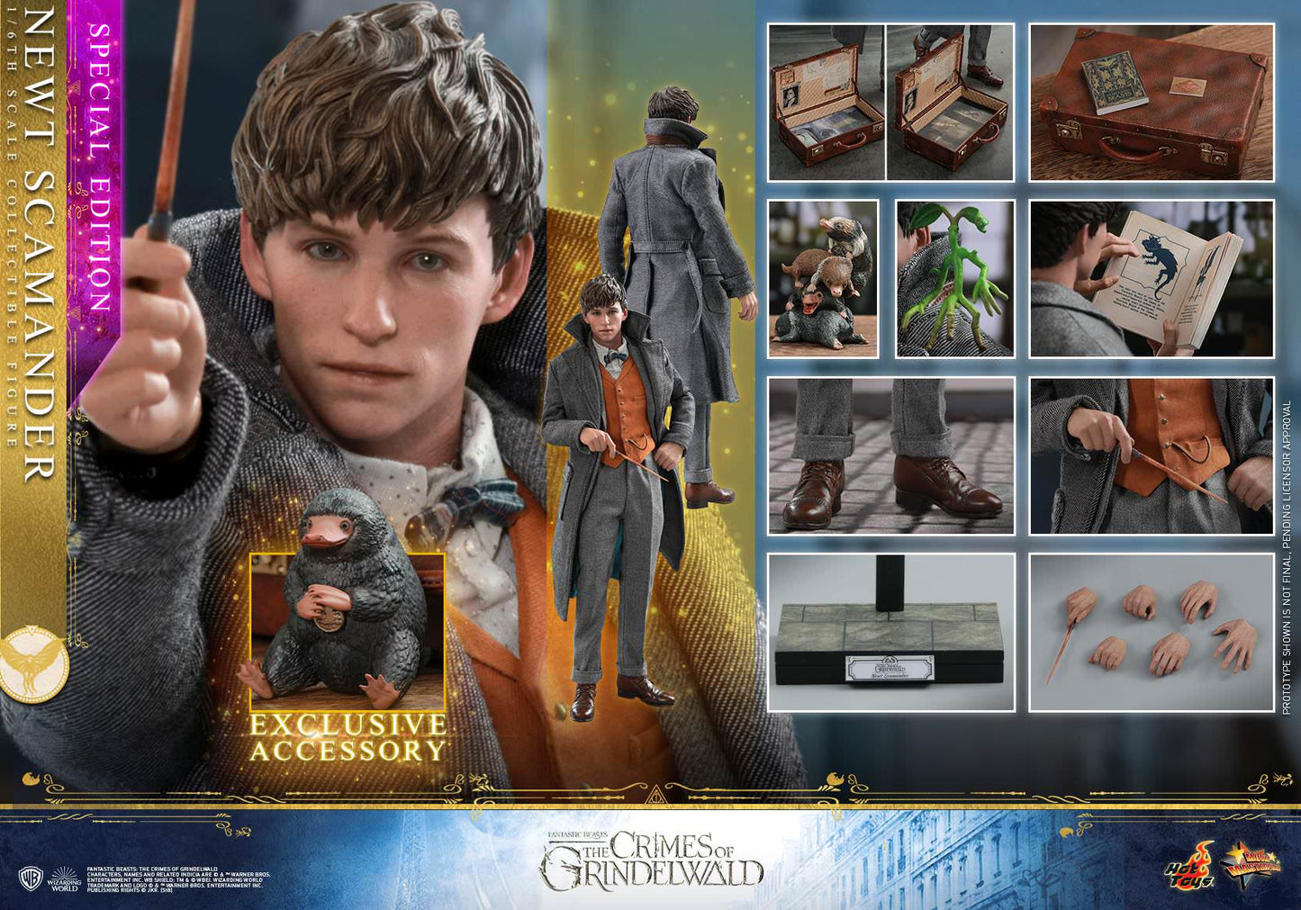Newt Scamander S.E 1/6 - Fantastic Beast: The Crimes of Grindelwald Hot Toys