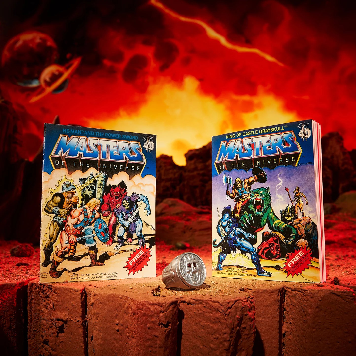 He-Man & Skeletor 40th Anniversary Set (SDCC 2022 Exclusive) - Masters of the Universe Mattel