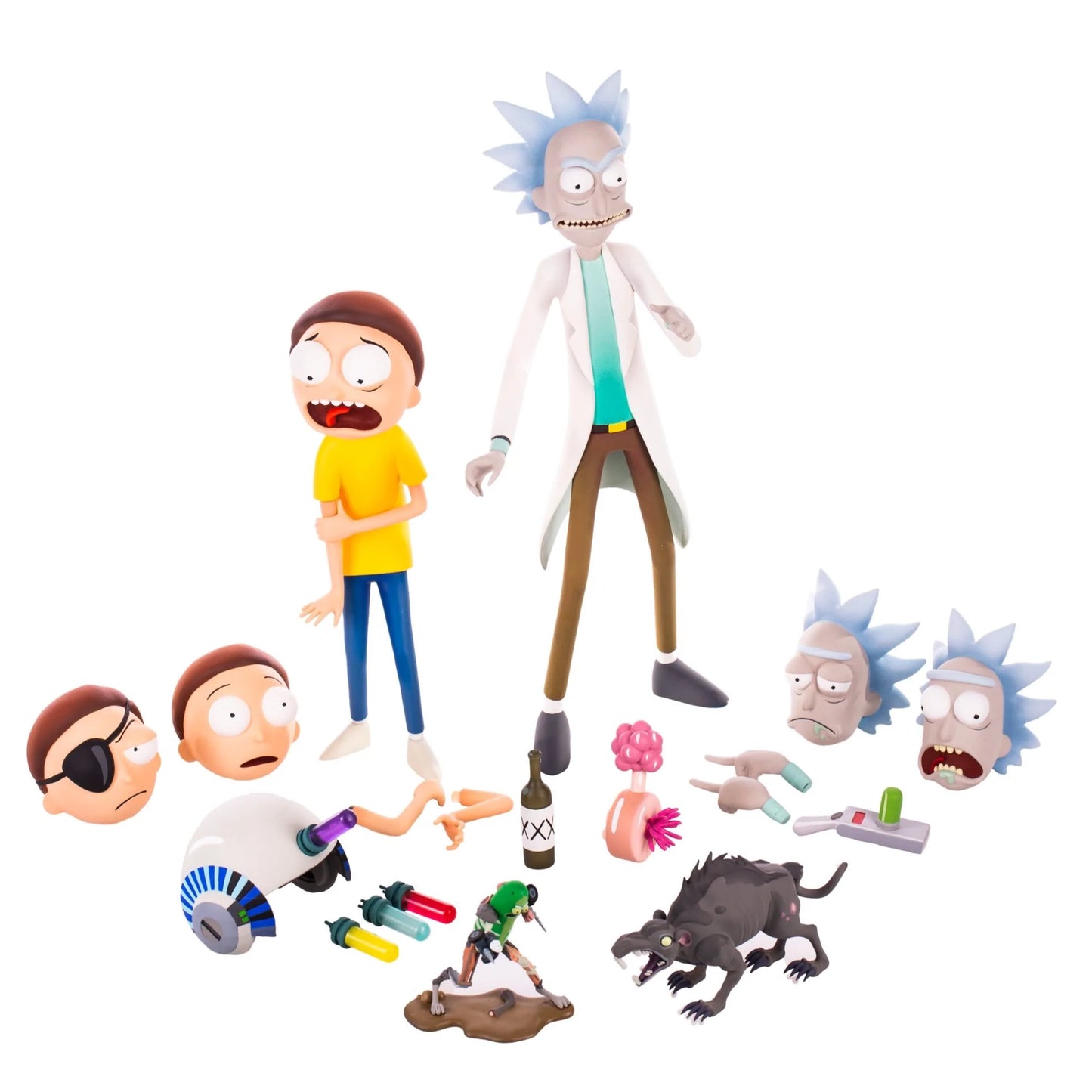 Rick & Morty Deluxe Figure Set - Rick & Morty Mondo