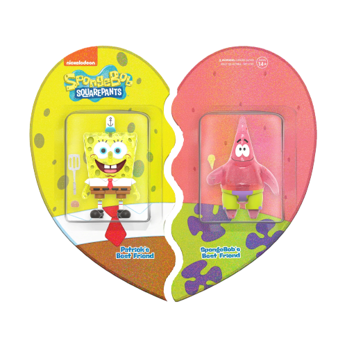 SpongeBob & Patrick BFF Glitter Pack (SDCC 2022 Exclusive) - Nickelodeon Super7