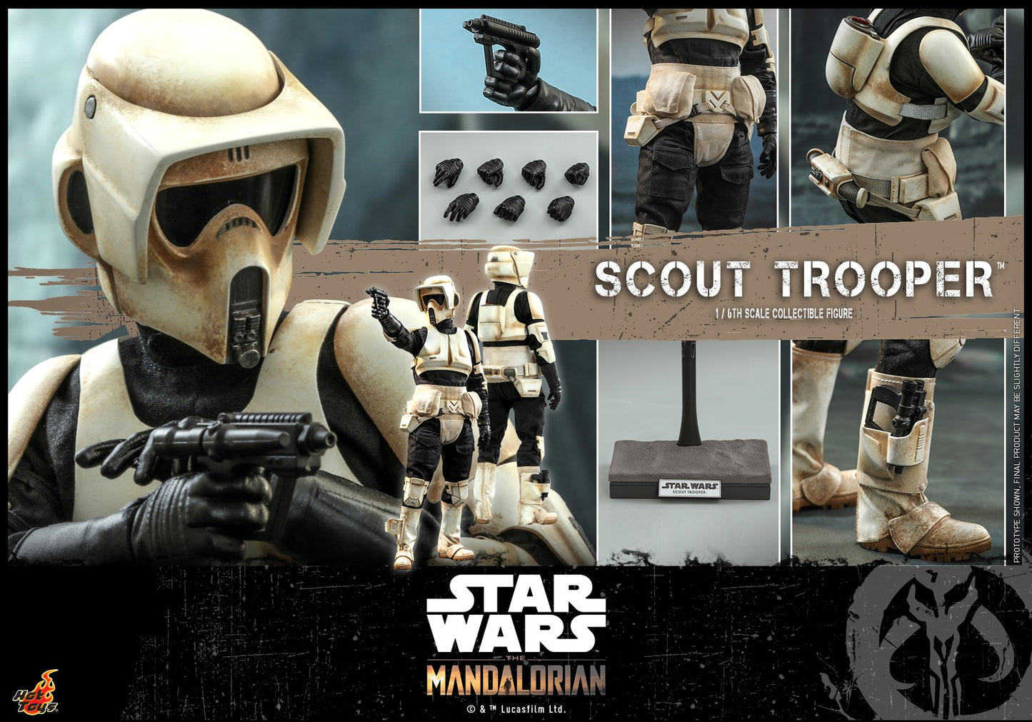 Scout Trooper 1/6 - Star Wars: The Mandalorian Hot Toys