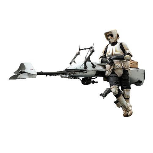 Scout Trooper & Speeder Bike 1/6 - Star Wars: The Mandalorian Hot Toys