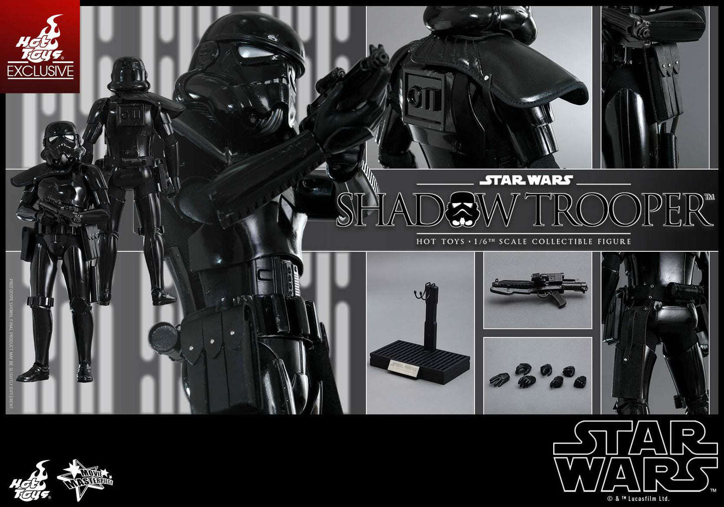 Shadow Trooper Exclusive 1/6 - Star Wars: A New Hope Hot Toys