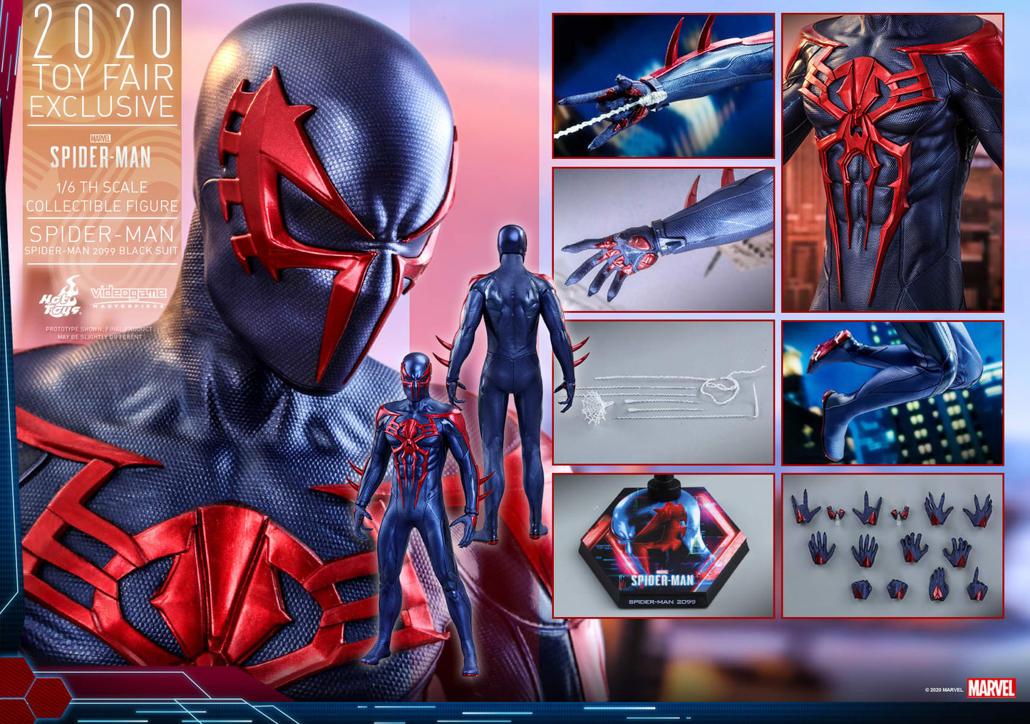 Spider-Man 2099 Black Suit - Marvel's Spider-Man Hot Toys