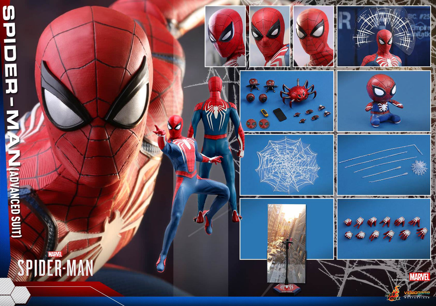 Spider-Man Advanced Suit 1/6 - Marvel's Spider-Man Hot Toys