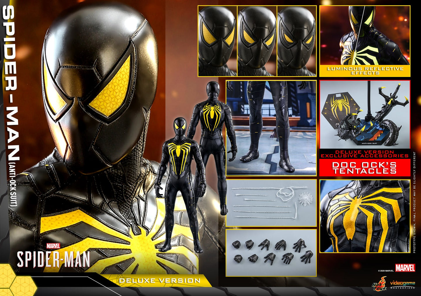 Spider-Man Anti-Ock Suit Deluxe 1/6 - Marvel's Spider-Man Hot Toys