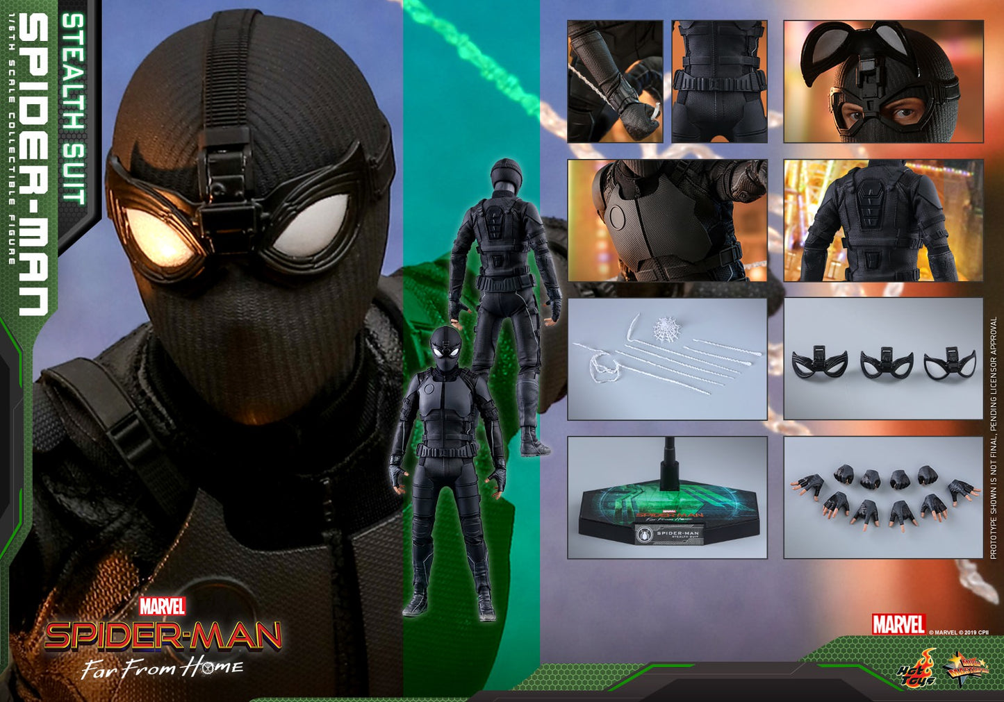 Spider-Man Stealth Suit 1/6 - Spider-Man: Far From Home Hot Toys