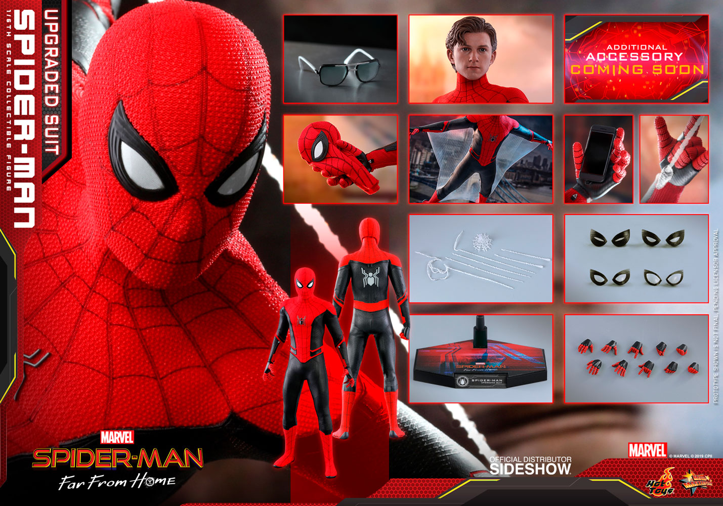 Spider-Man Upgraded Suit 1/6 - Spider-Man: Far From Home Hot Toys