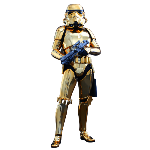 Stormtrooper Gold Chrome Version Exclusive 1/6 - Star Wars Hot Toys