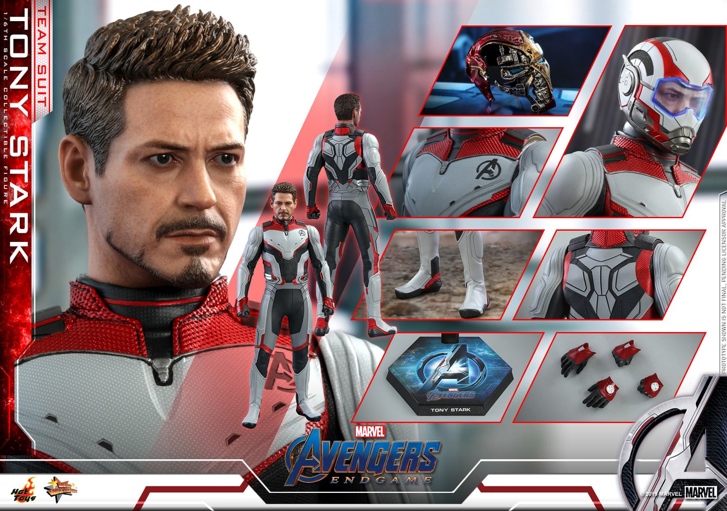 Tony Stark Team Suit 1/6 - Avengers Endgame Hot Toys