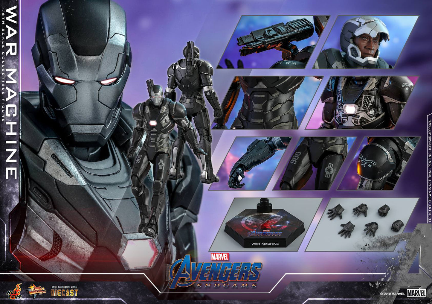 War Machine 1/6 - Avengers: Endgame Hot Toys