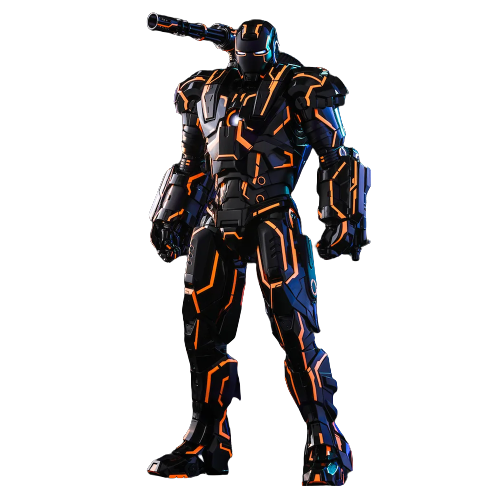 Neon Tech War Machine Exclusive 1/6 - Iron Man 2 Hot Toys Die-Cast Metal
