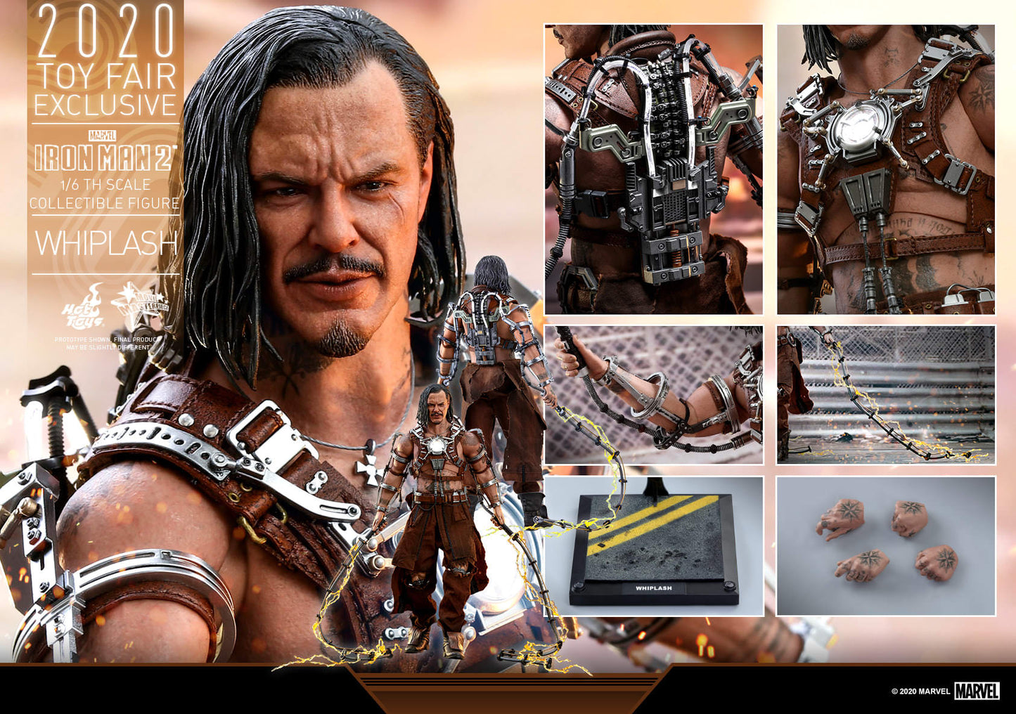 Whiplash 1/6 - Iron Man 2 Hot Toys