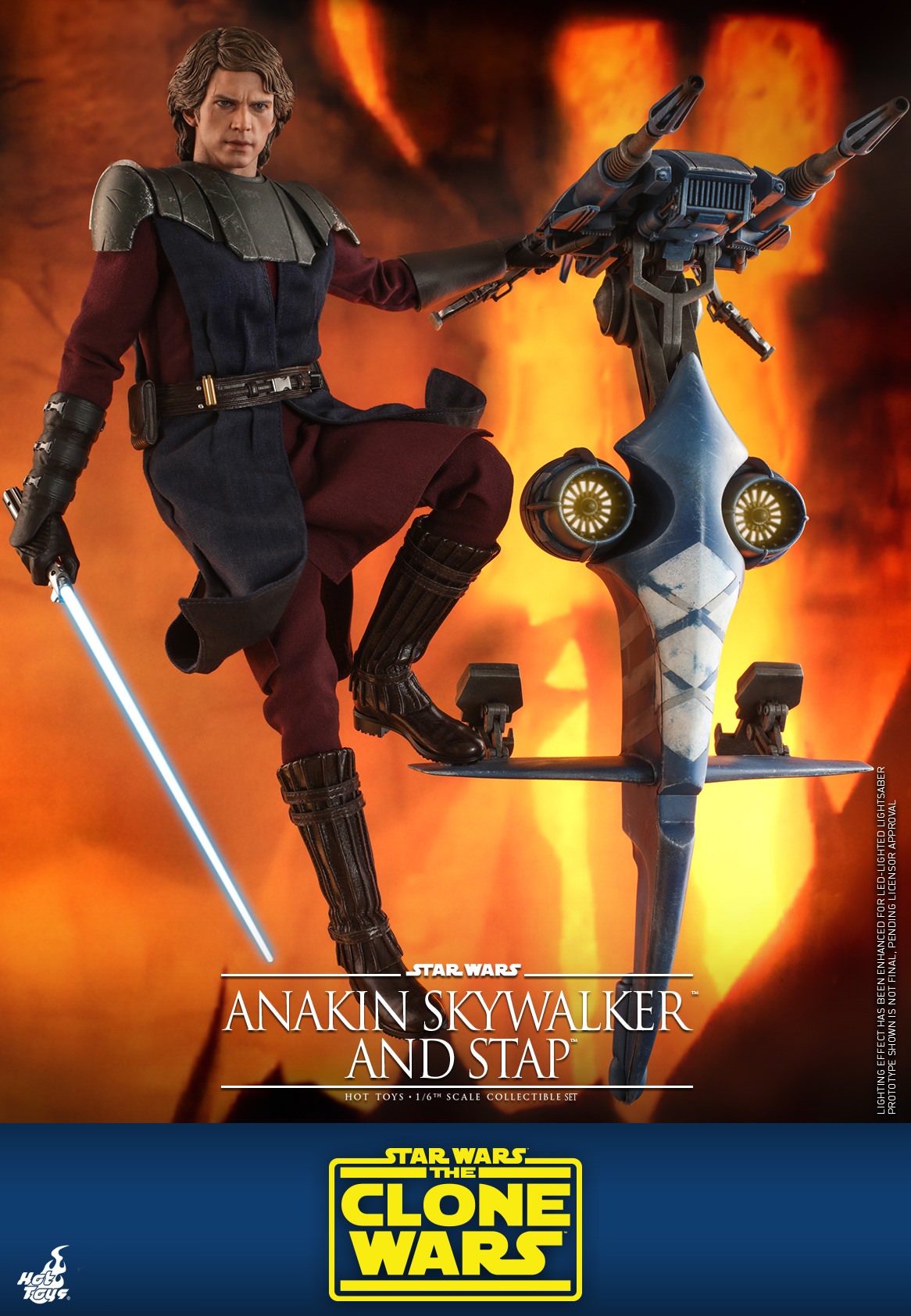 Anakin Skywalker and STAP S.E 1/6 - Star Wars: The Clone Wars Hot Toys