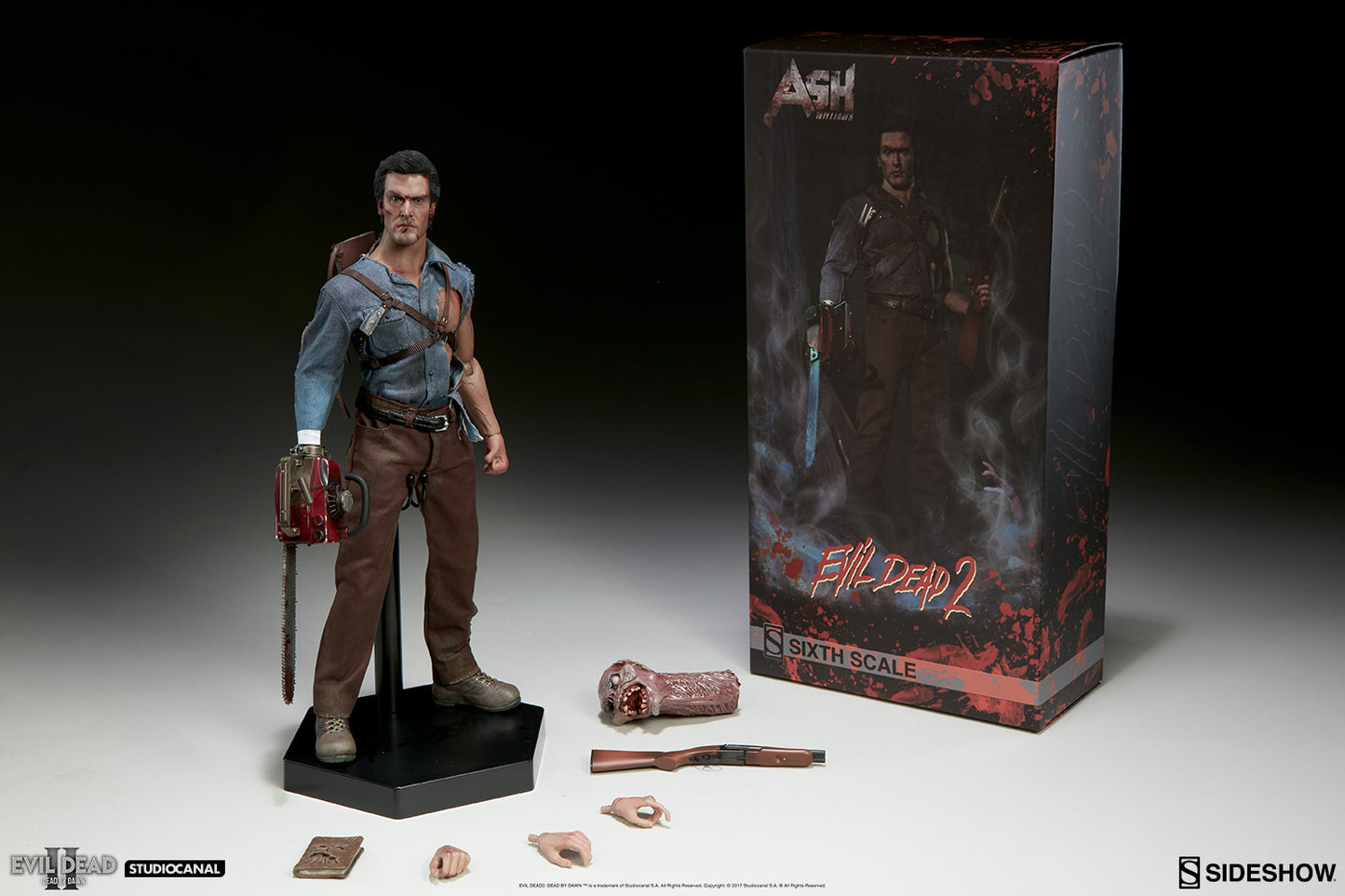 Ash Williams 1/6 - Evil-Dead 2 Sideshow