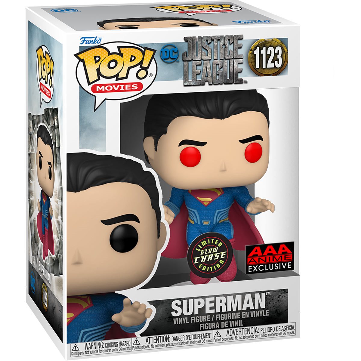 Superman 1123 AAA Exclusive Chase - Funko Pop! Movies