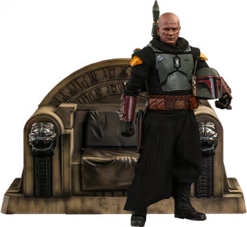 Boba Fett Repaint Armor and Throne 1/6 - Star Wars: The Mandalorian Hot Toys