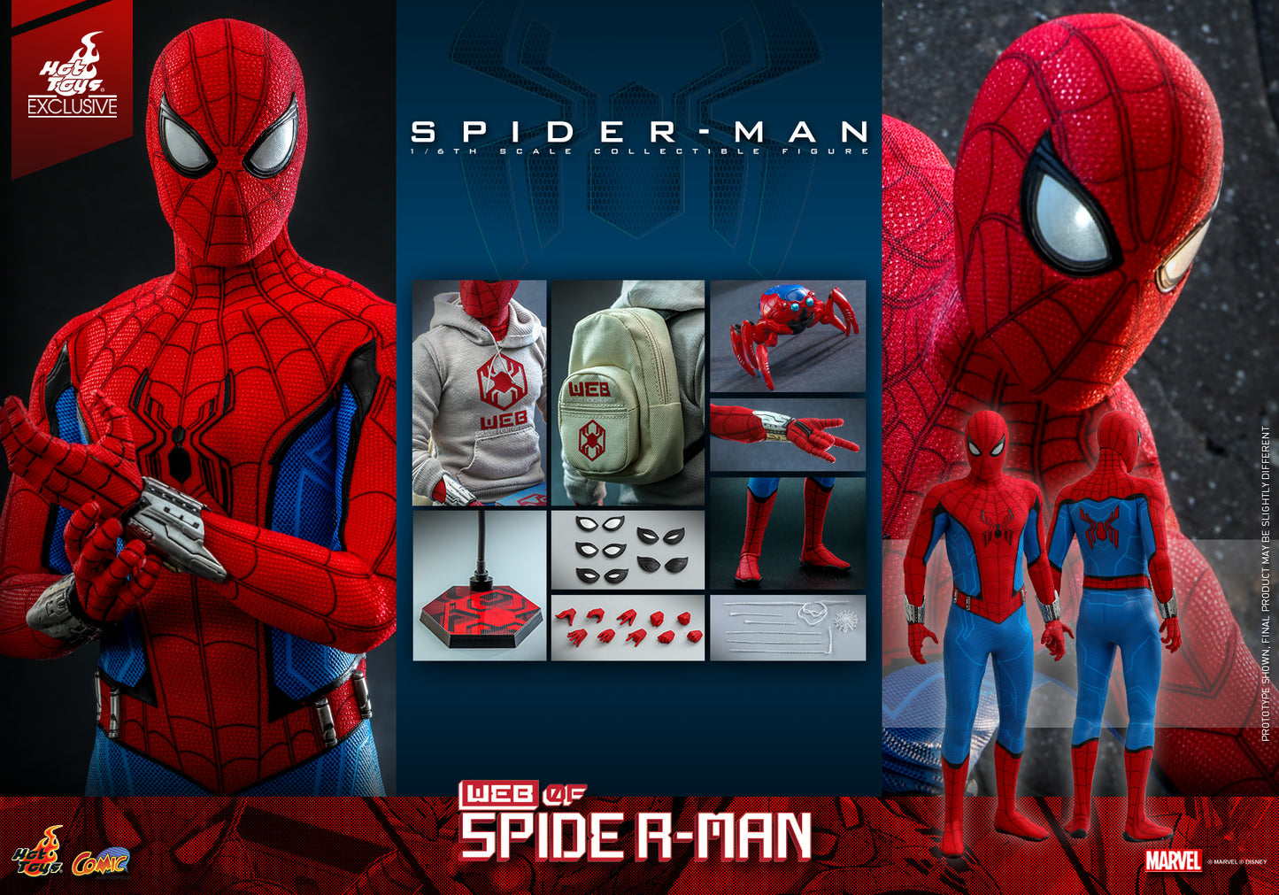 Web of Spider-Man Exclusive 1/6 - Marvel Hot Toys