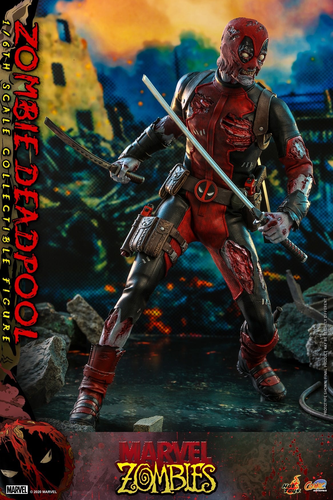 Zombie Deadpool 1/6 - Marvel Zombies Hot Toys