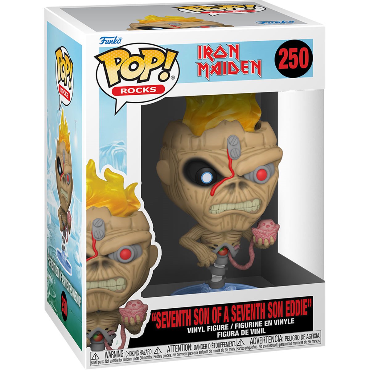 "Seventh Son of a Seventh Son Eddie" 250 - Funko Pop! Rocks