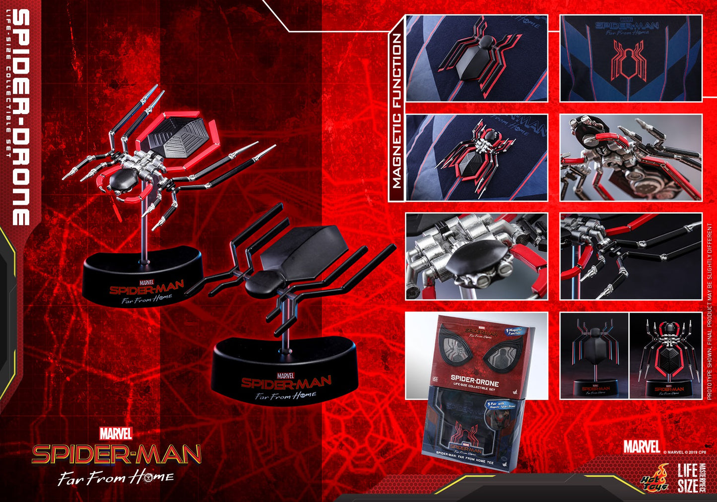 Spider-Drone 1/1 - Spider-Man: Far From Home Hot Toys