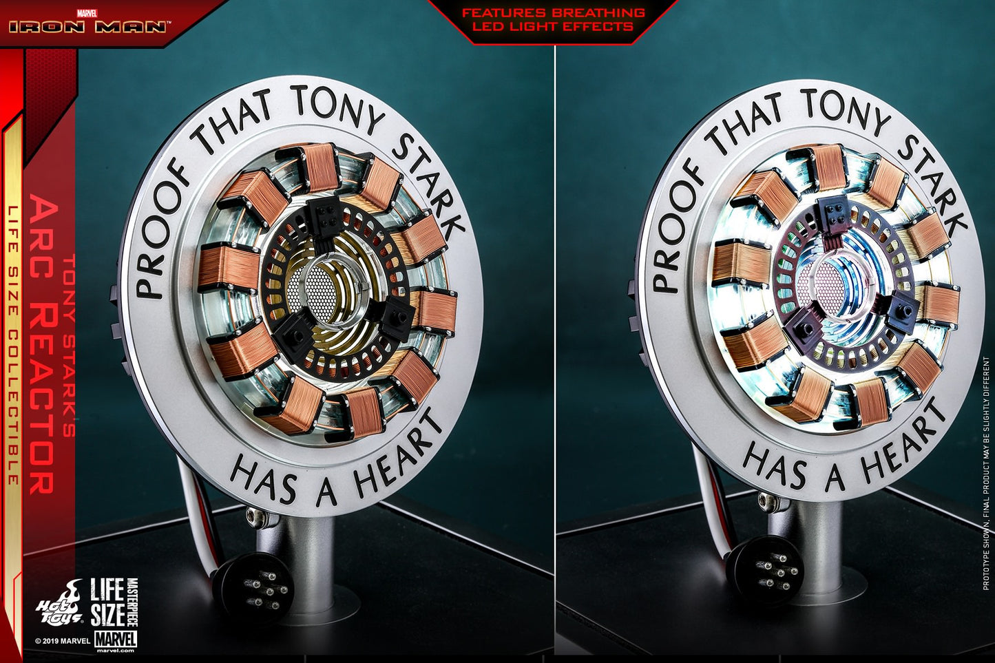 Arc Reactor 1/1 - Iron Man Hot Toys