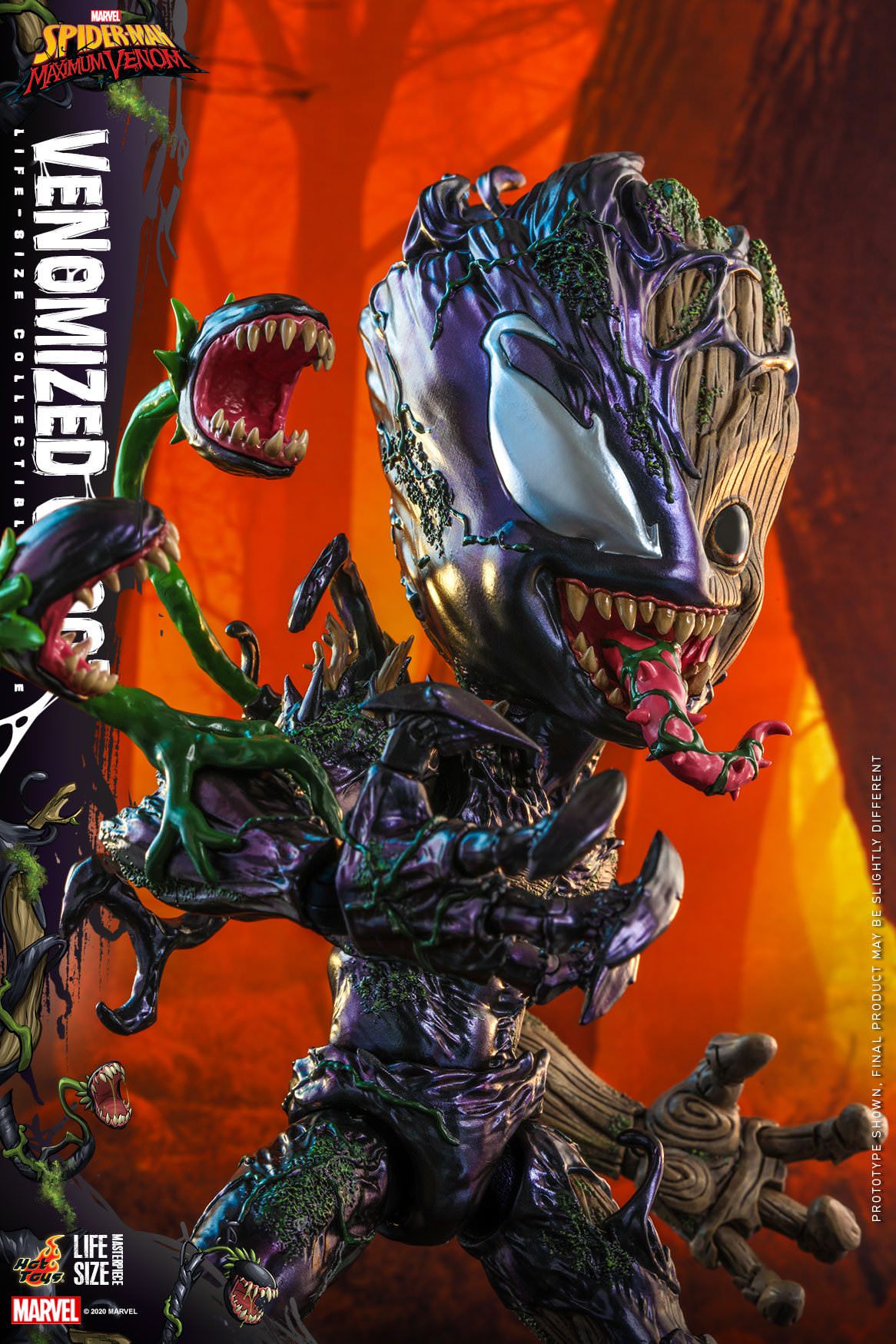 Venomized Groot 1/1 - Spider-Man: Maximum Venom Hot Toys