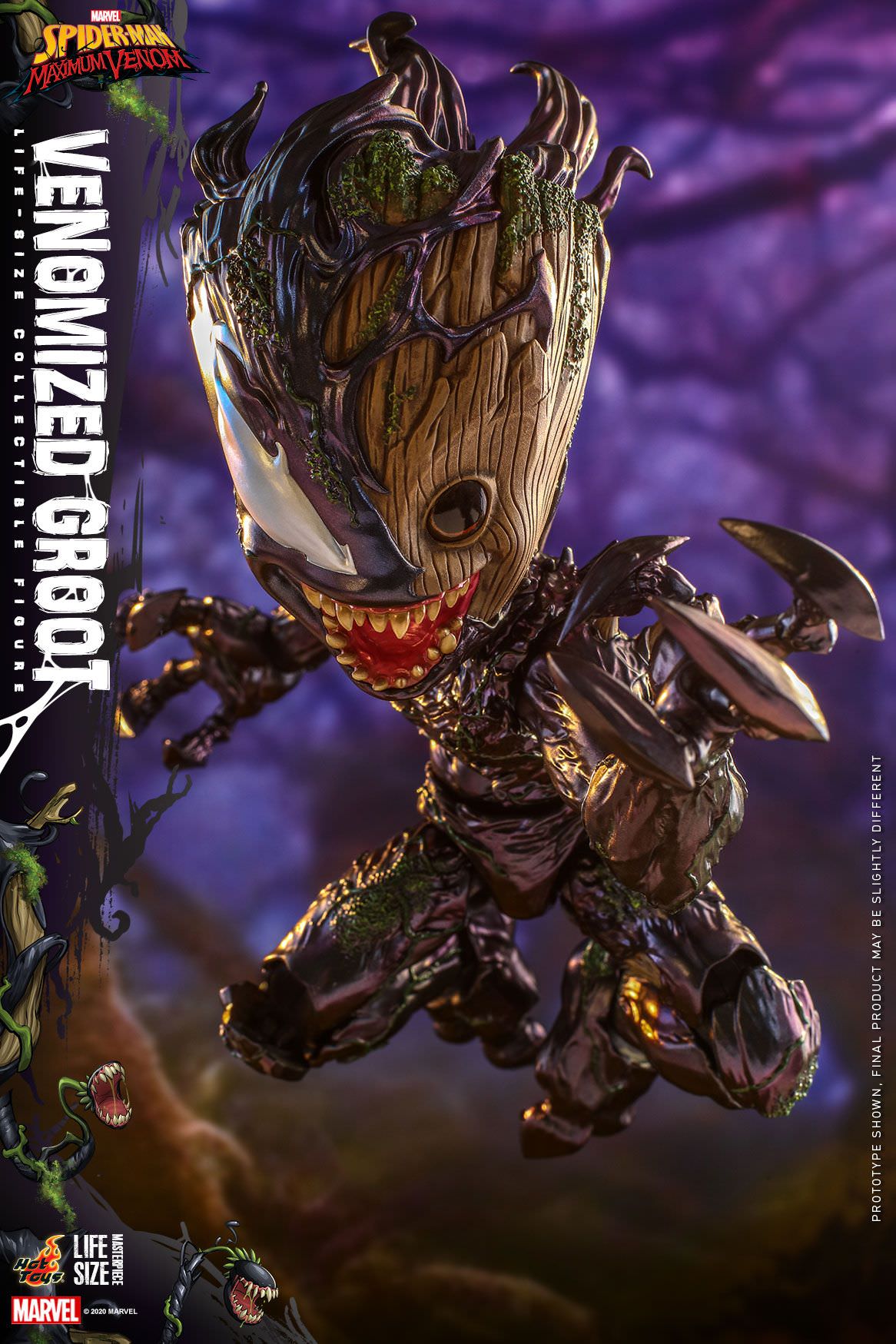 Venomized Groot 1/1 - Spider-Man: Maximum Venom Hot Toys