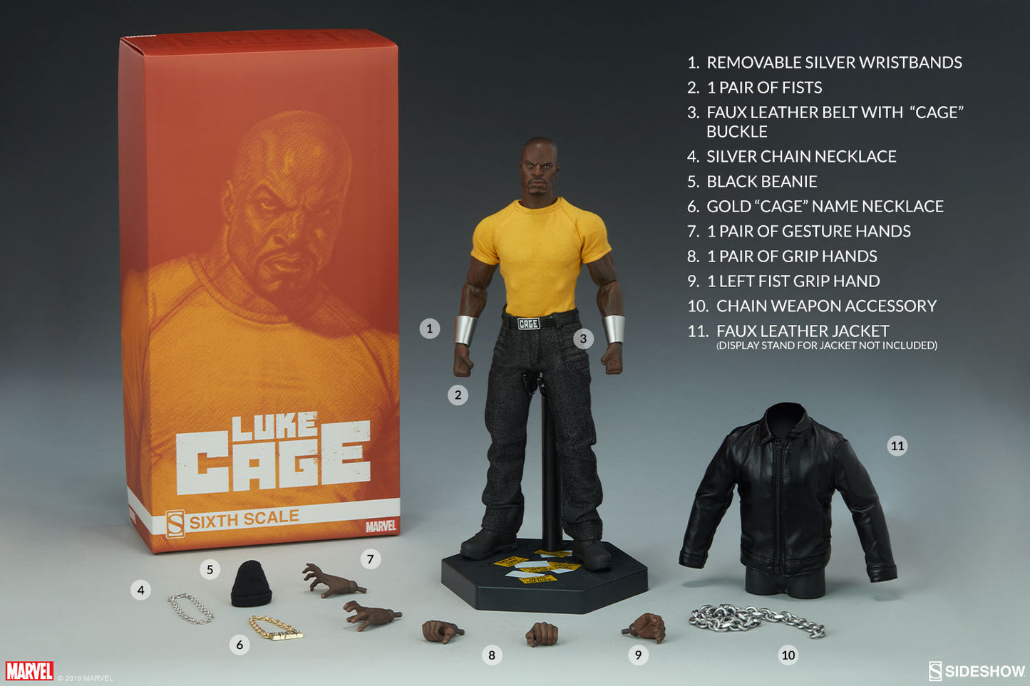 Luke Cage Exclusive 1/6 - Marvel Comics Sideshow