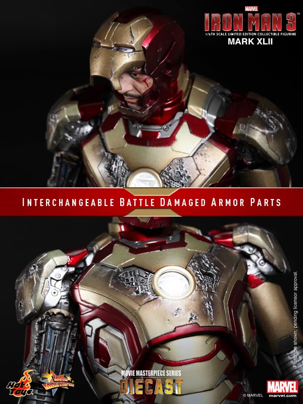 Iron Man Mark XLII 1/6 - Iron Man 3 Hot Toys