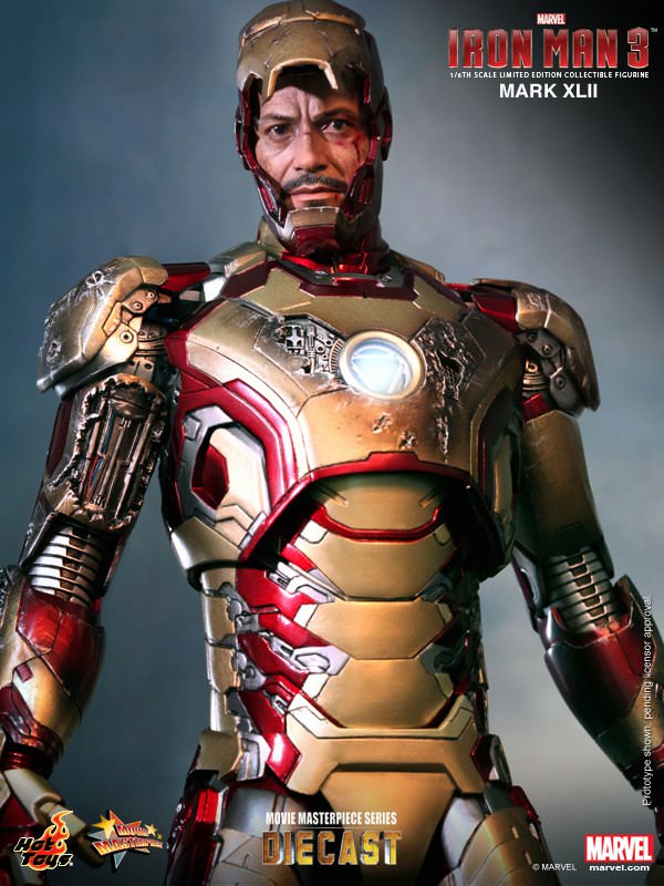 Iron Man Mark XLII 1/6 - Iron Man 3 Hot Toys