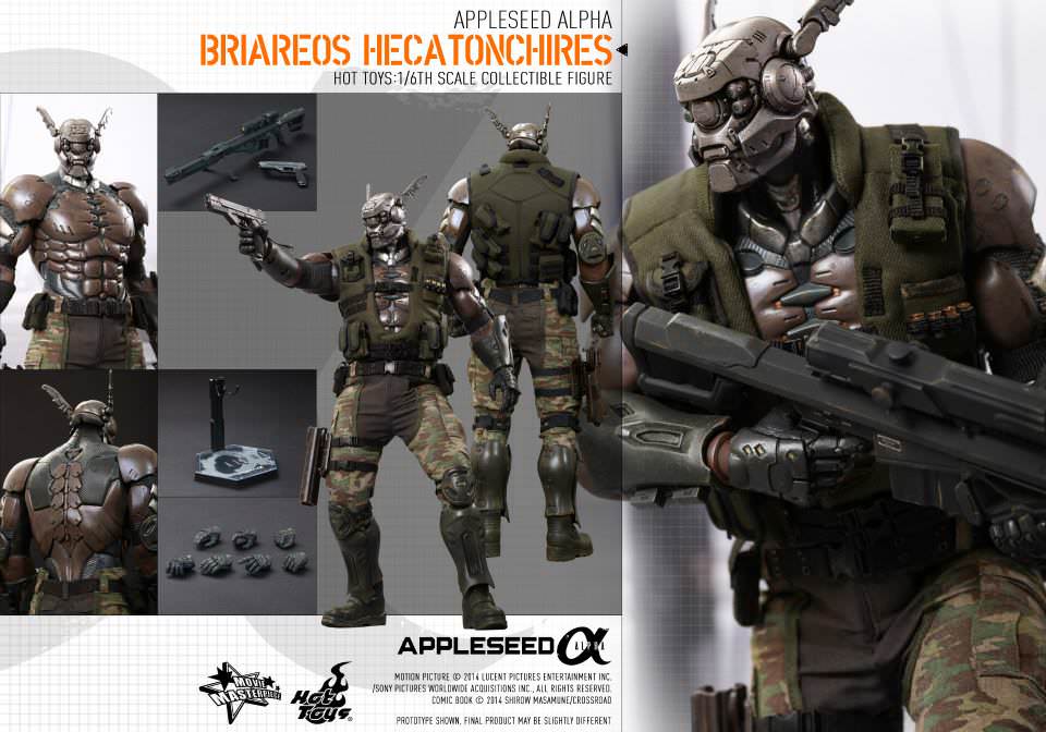 Briareos Hecatonchires 1/6 - Appleseed Alpha Hot Toys