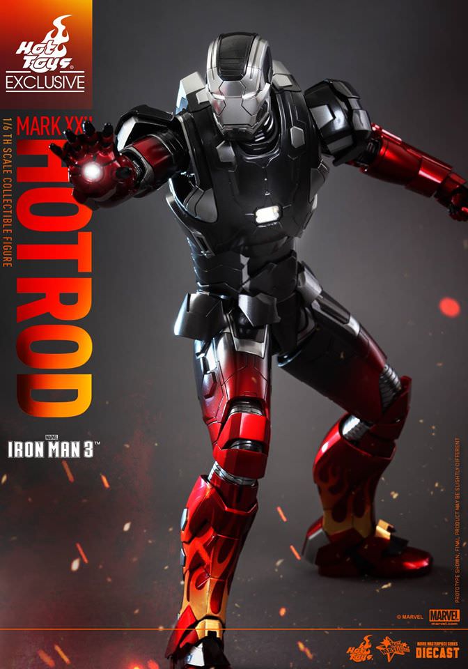 Iron Man Mark XXII Hot Rod Exclusive 1/6 - Iron Man 3 Hot Toys