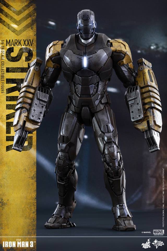 Iron Man Mark XXV Striker 1/6 - Iron Man 3 Hot Toys