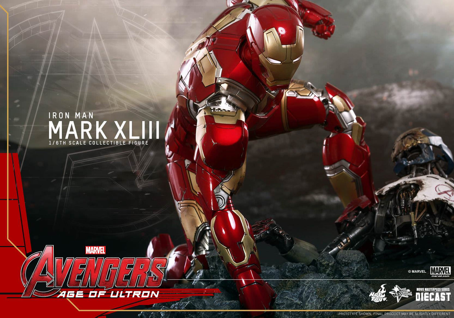 Iron Man Mark XLIII 1/6 - Avengers: Age of Ultron Hot Toys Die-Cast Metal