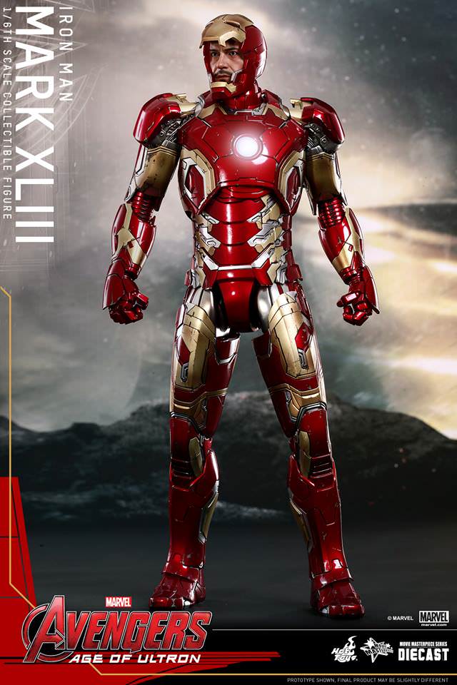 Iron Man Mark XLIII 1/6 - Avengers: Age of Ultron Hot Toys Die-Cast Metal