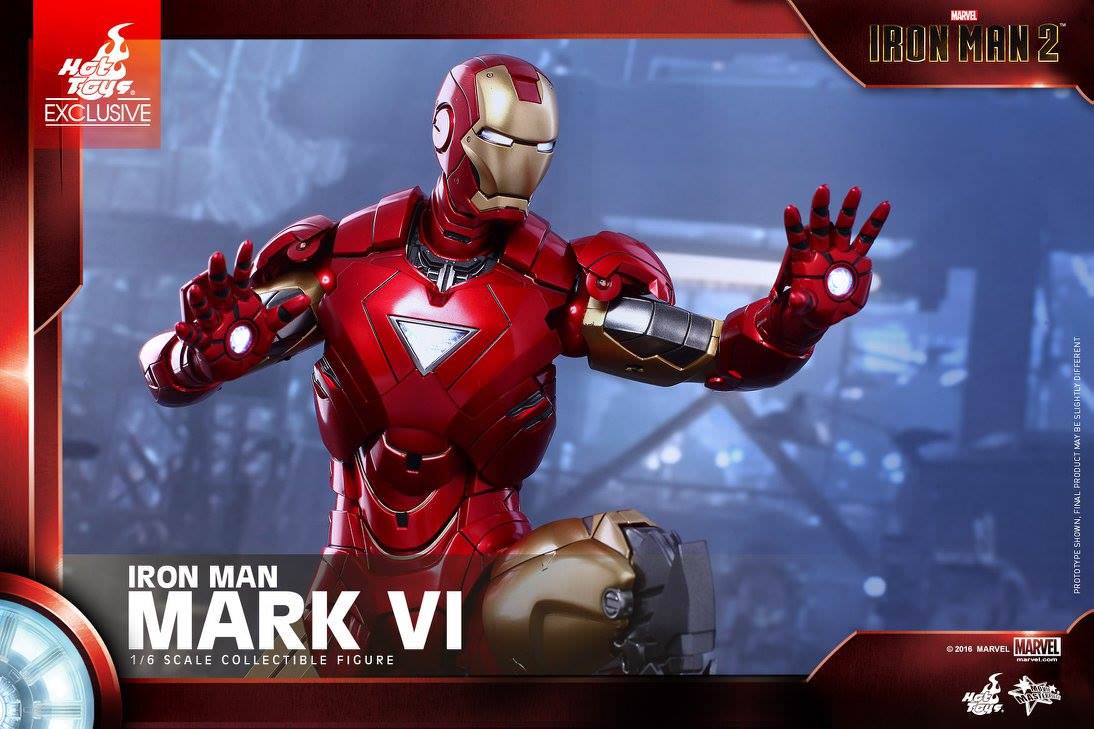 Iron Man Mark VI Exclusive 1/6 - Iron Man 2 Hot Toys