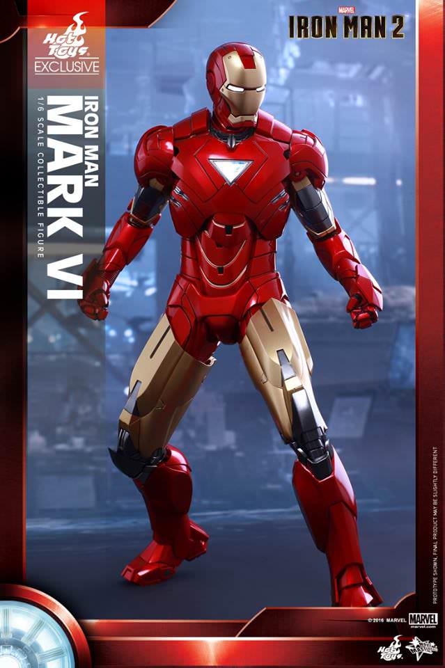 Iron Man Mark VI Exclusive 1/6 - Iron Man 2 Hot Toys