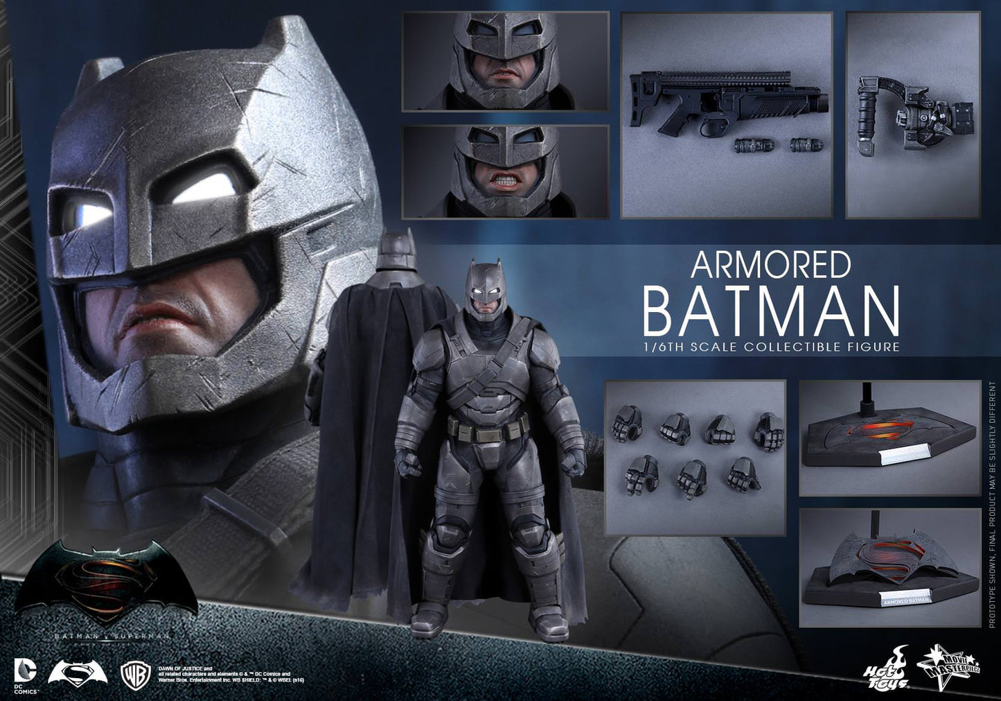 Armored Batman 1/6 - Batman vs. Superman Hot Toys