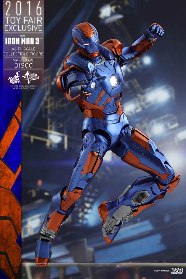 Iron Man Mark XXVII Disco 1/6 - Iron Man 3 Hot Toys