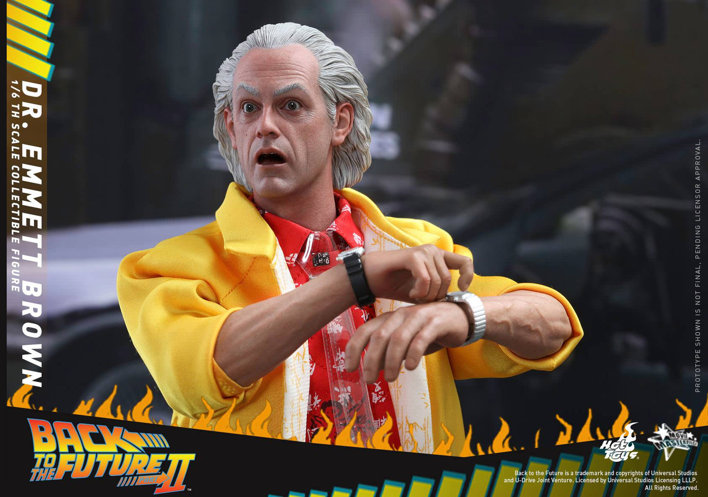 Dr. Emmet Brown 1/6 - Back to the Future Part II Hot Toys