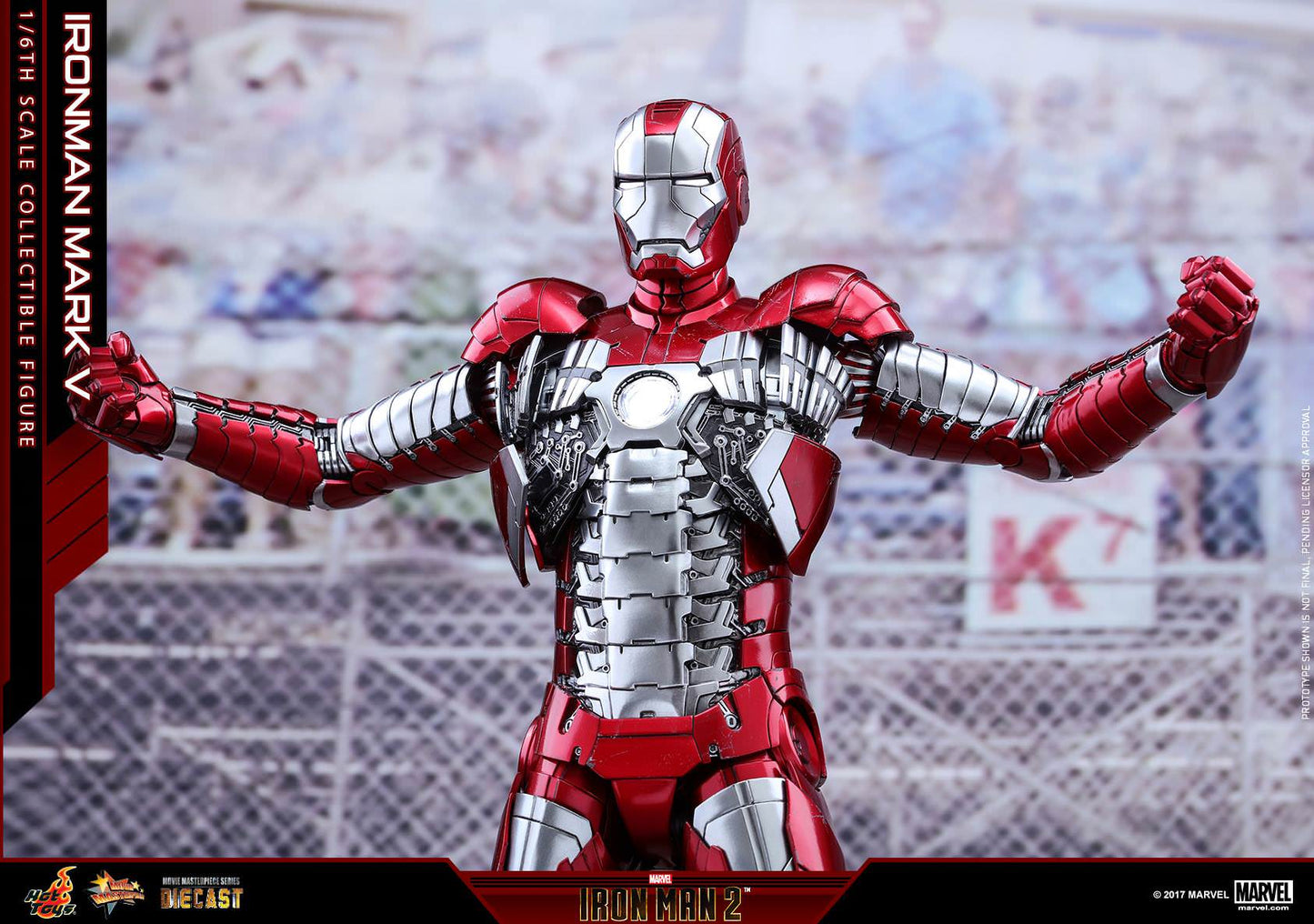 Iron Man Mark V 1/6 - Iron Man 2 Hot Toys Die-Cast Metal