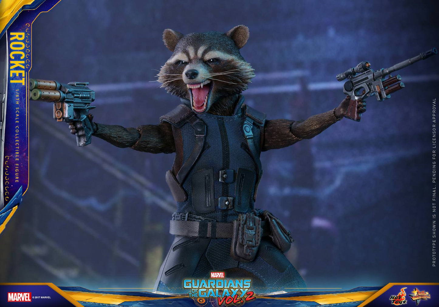 Rocket 1/6 - Guardians of the Galaxy Vol. 2 Hot Toys