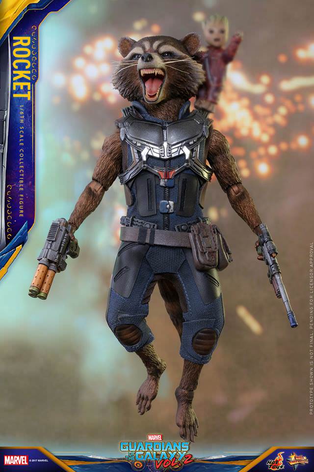 Rocket 1/6 - Guardians of the Galaxy Vol. 2 Hot Toys