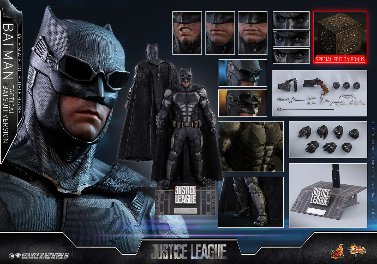 Batman Tactical Suit S.E 1/6 - Justice League Hot Toys