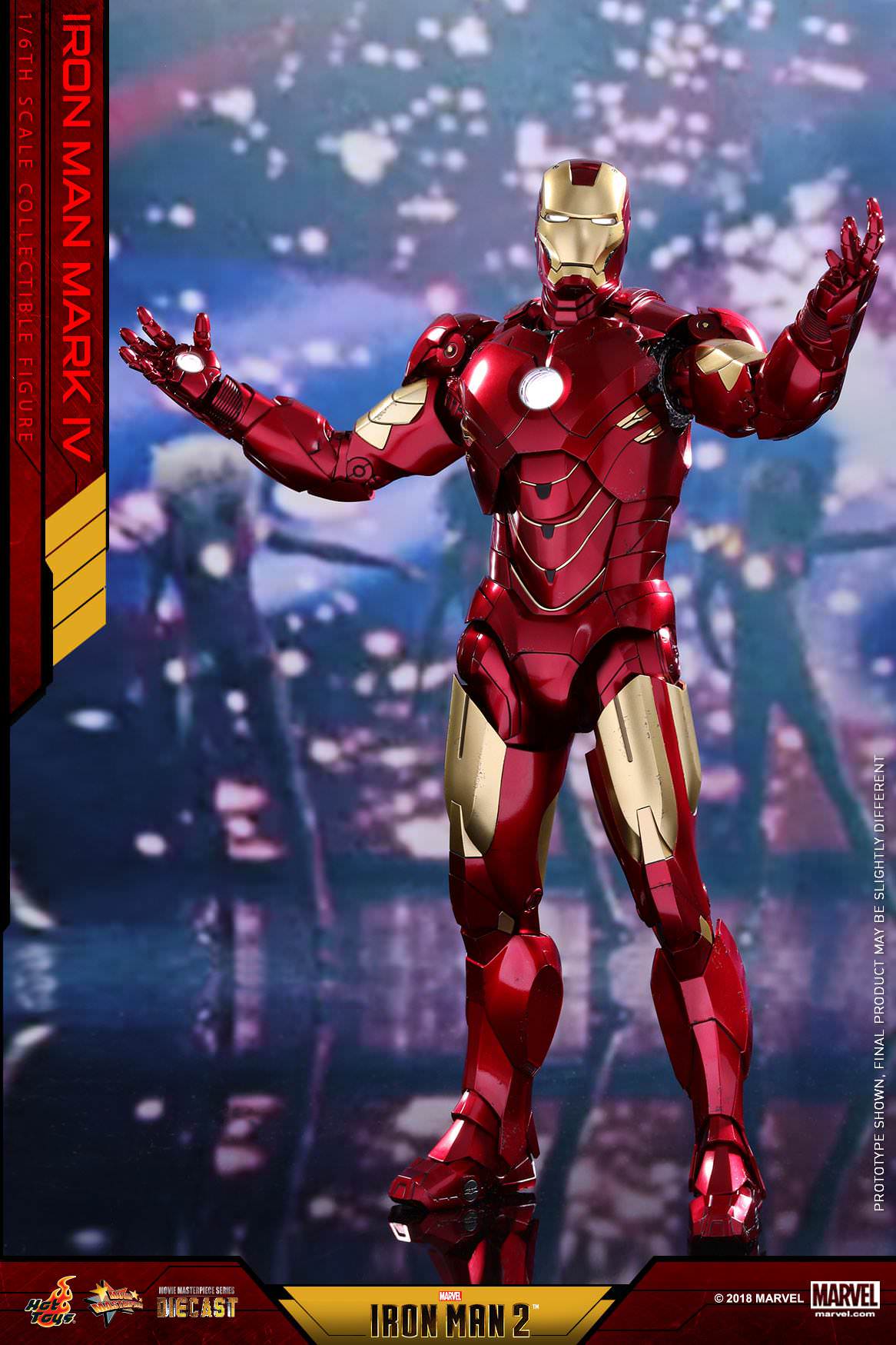 Iron Man Mark IV 1/6 - Iron Man 2 Hot Toys Die-Cast Metal