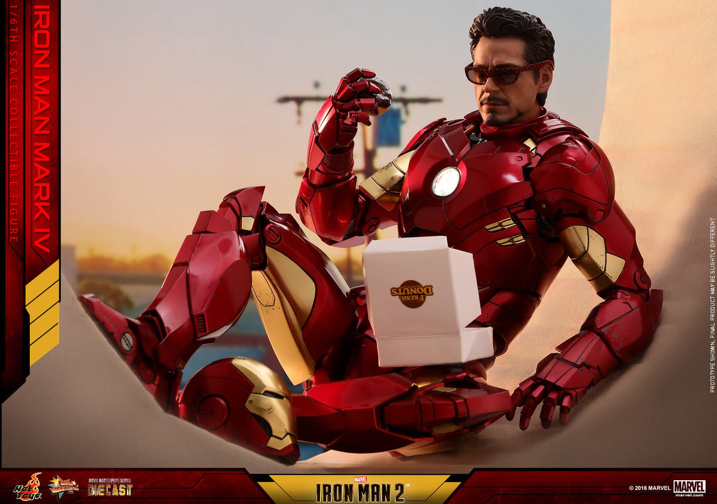 Iron Man Mark IV 1/6 - Iron Man 2 Hot Toys Die-Cast Metal